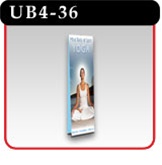 Double Sided - Ultra UB Banner Display Stand - 36"
